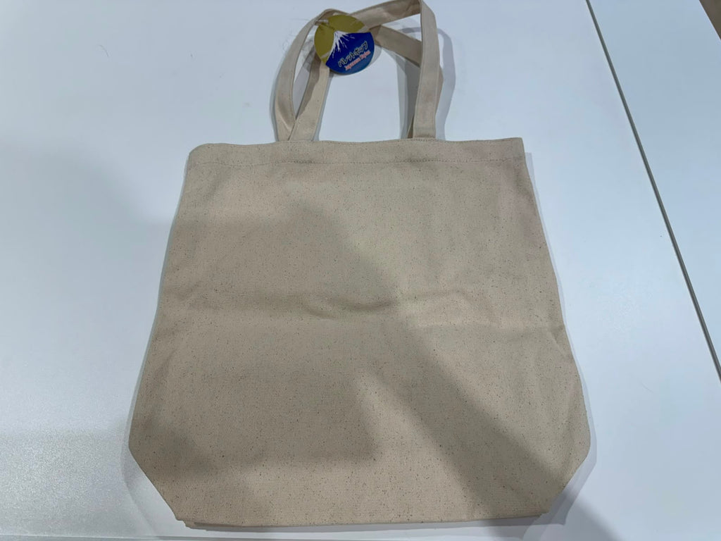 JP.MODE Hiroshige Tōkaidō Canvas Tote Bag – flat lay back plain