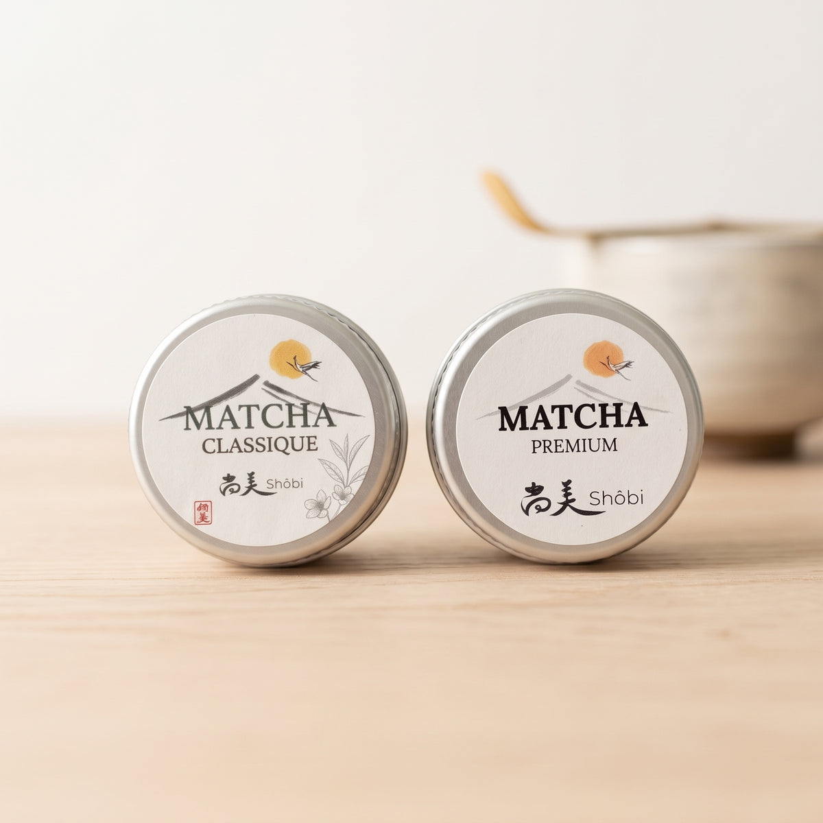 Coffret Découverte Matcha Shôbi — Kosui & Okumidori Premium 2×4g