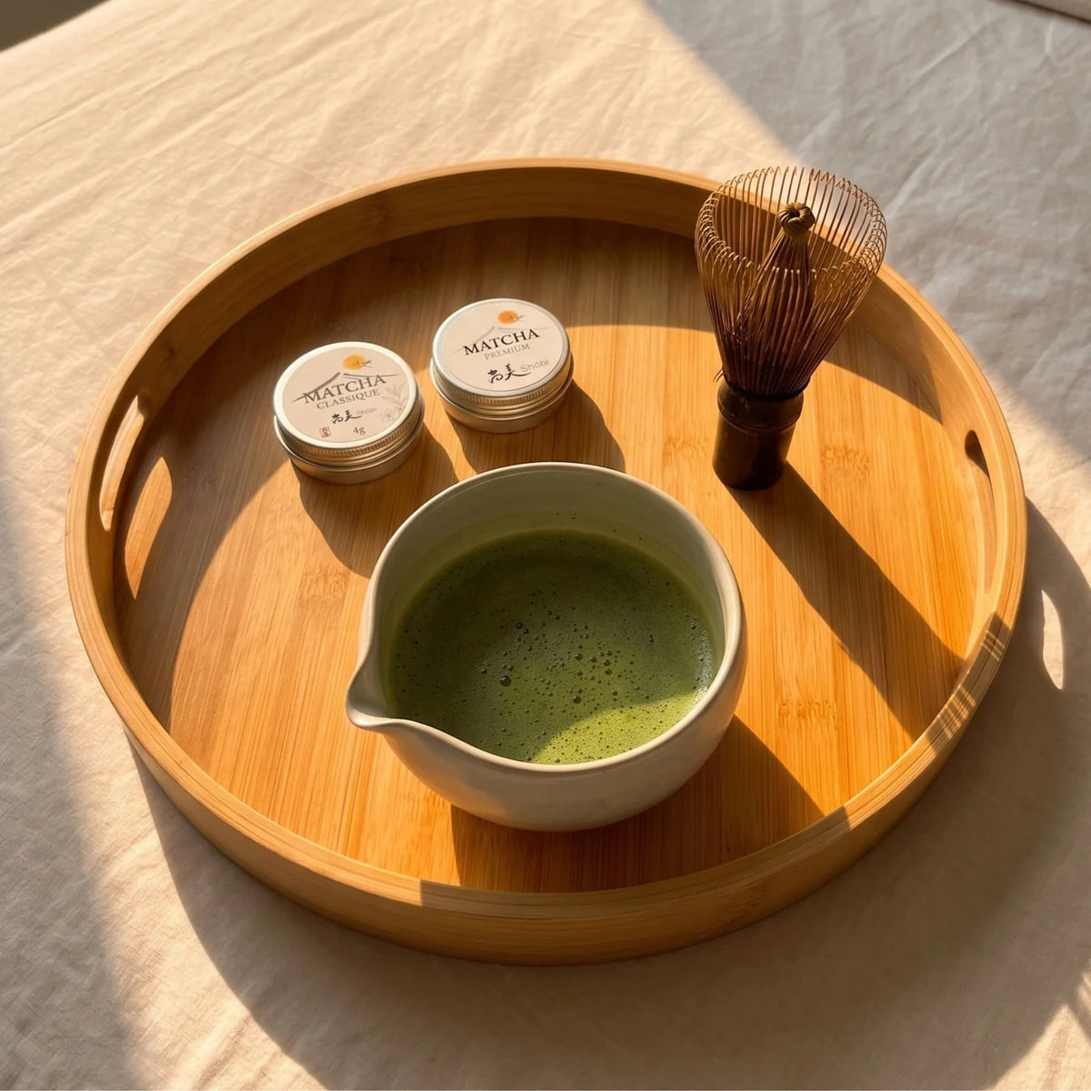 Shôbi × JP.MODE | Coffret Découverte Matcha — Kosui & Okumidori 2 × 4 g