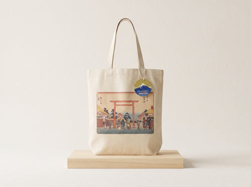 JP.MODE Hiroshige Tote Bag - Ukiyo-e Japanese Art Canvas Tote
